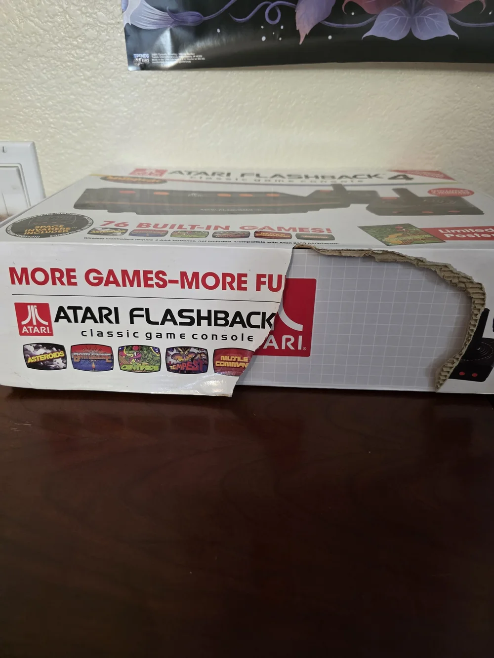 Atari Flashback 4 Classic Game Console - Black with Orange Accents